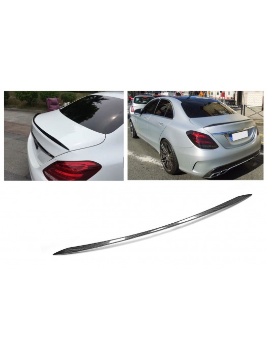 Zadní křídlo, spoiler Mercedes Benz C (W205 sedan) - vzhled carbon